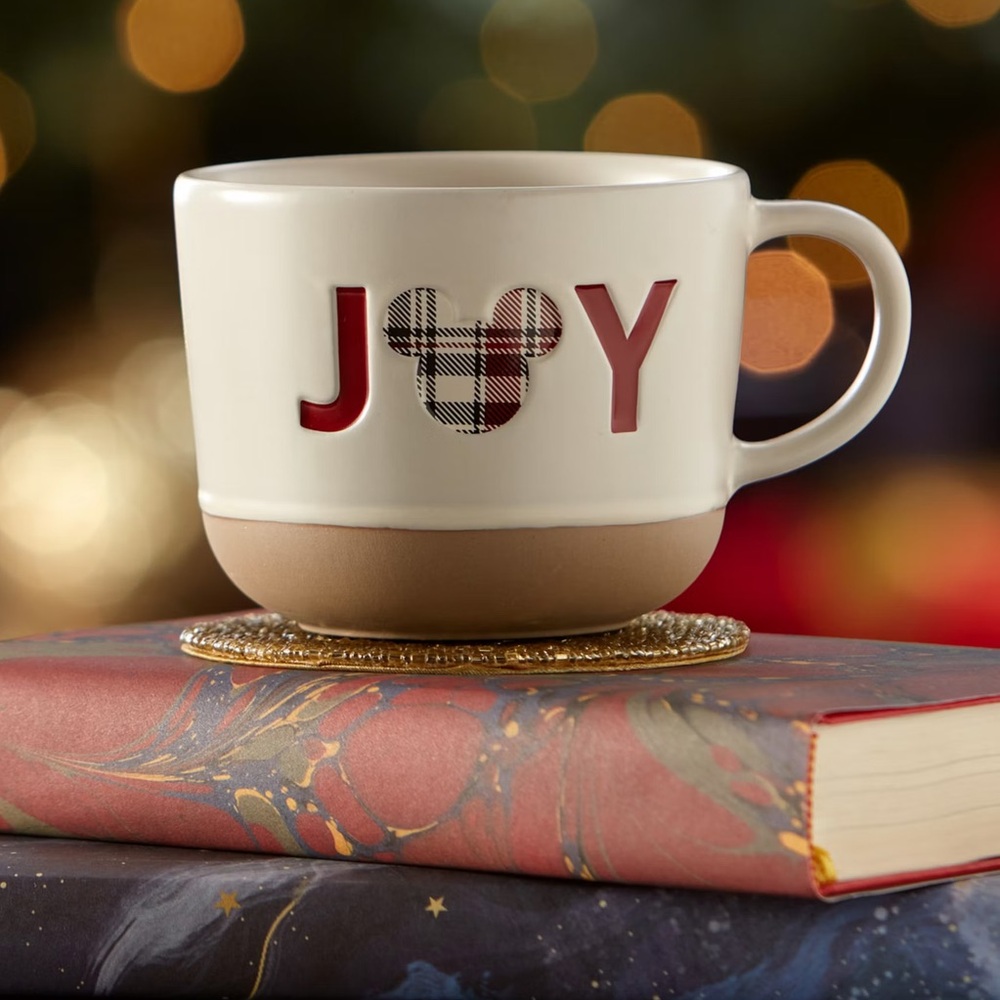 Disney Mickey Mouse Homestead ''Joy'' Holiday‎ Mug-sold out everywhere
